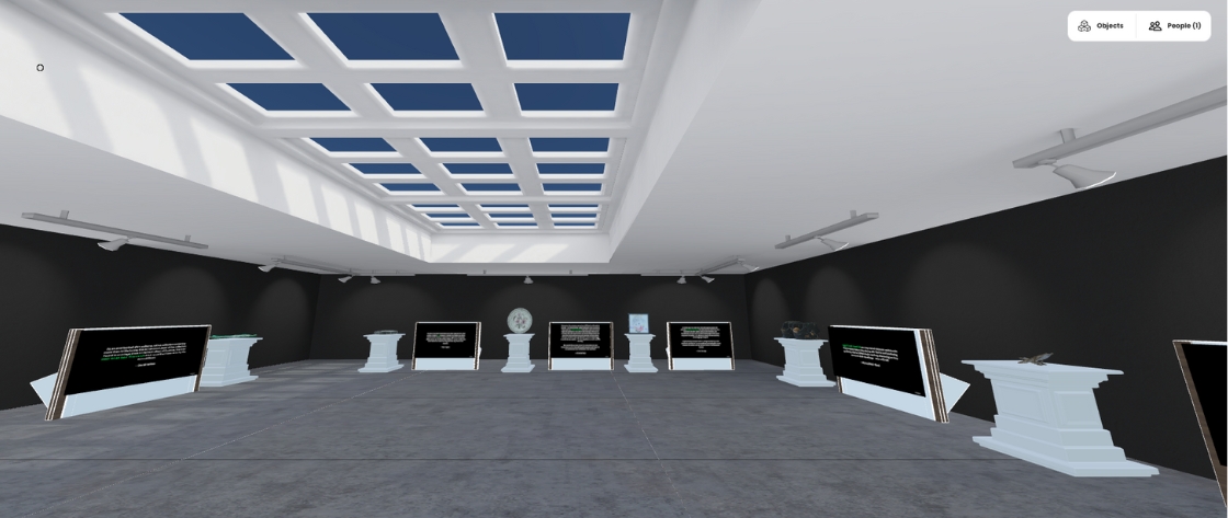 Image of VR space in metaverse