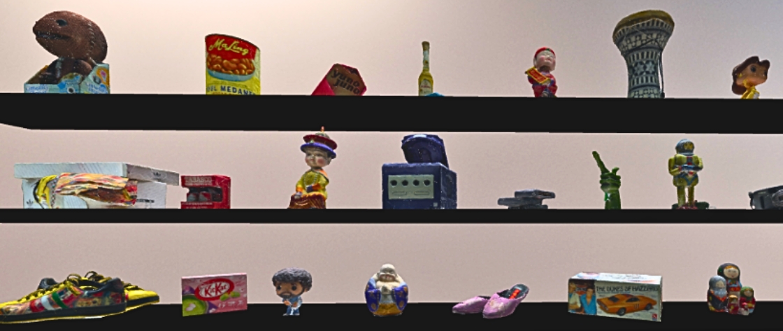 Image of shelves in metaverse